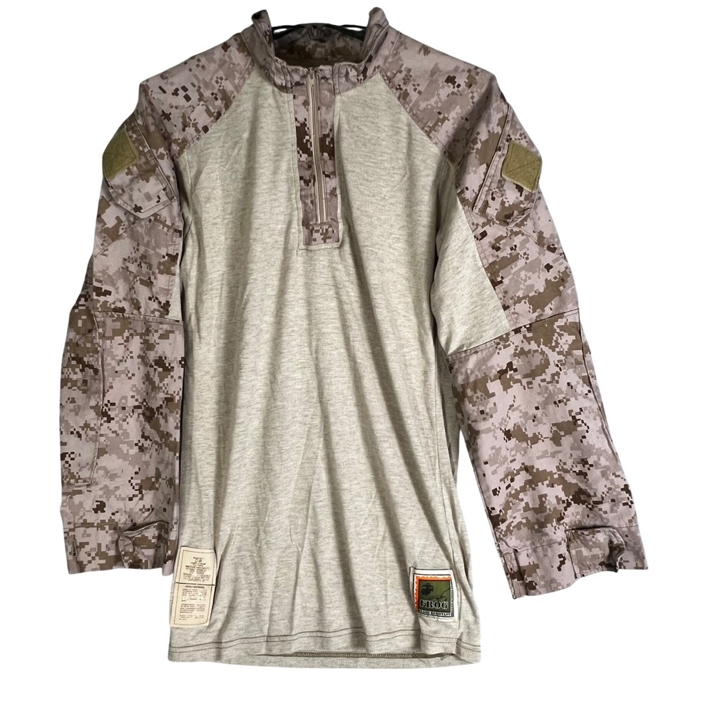 USMC FROG Combat Ensemble Shirt Men S-R Desert MARPAT Camo Flame Resistant Gear